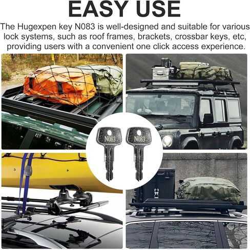 Key for Thule Key Replacement,for Roof Racks, Carriers, Crossbars Key etc,(Codes N081) in Saudi Arabia