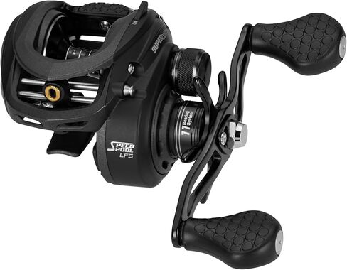 Lew's SuperDuty LFS Baitcast Fishing Reel, Right-Hand Retrieve, 6.8:1 Gear Ratio, 11 Bearing System with Stainless Steel Double Shielded Ball Bearings in Saudi Arabia