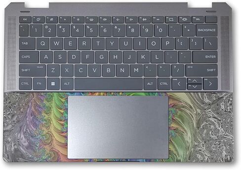Laptop Skin Compatible with HP Spectre x360 14" (2024) - Purple Airbrush - Premium 3M Vinyl Protective Wrap Decal Cover - Easy to Apply | Crafted in The USA by MightySkins in Saudi Arabia