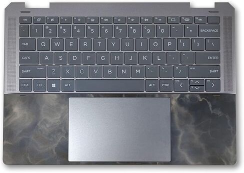 Laptop Skin Compatible with HP Spectre x360 14" (2024) - Purple Airbrush - Premium 3M Vinyl Protective Wrap Decal Cover - Easy to Apply | Crafted in The USA by MightySkins in Saudi Arabia