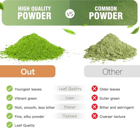 Barley Grass Juice Powder - 100% Pure & Natural Wheatgrass Powder, Supports Cardiovascular, Liver and Digestive Function, Rich in Vitamins, Minerals and Fiber, Vegan, No Maltodextrin & Sugar，8 oz. in Kuwait