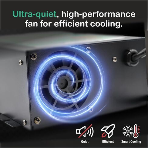 LATCH.IT RV Power Converters 35 Amp | 120VAC to 12VDC | 3-Stage Smart Battery Charger | Adjustable Voltage – RV Converter for Lithium Batteries & More | Thermal & Overload Protection in Saudi Arabia