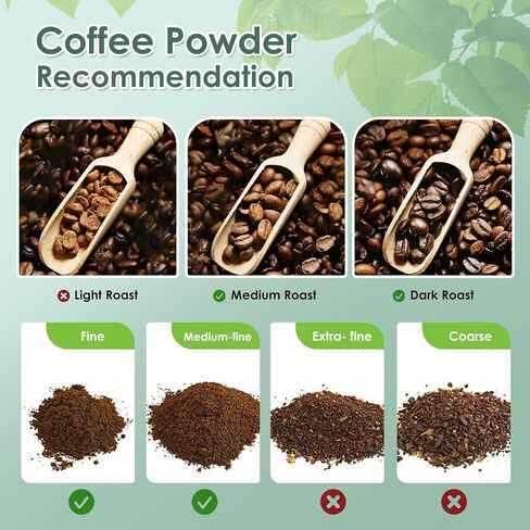 LIHONG Stainless Steel Reusable Coffee Pods, Reusable Coffee Capsules, Reusable Espresso Pods Compatible with Original Line in Saudi Arabia