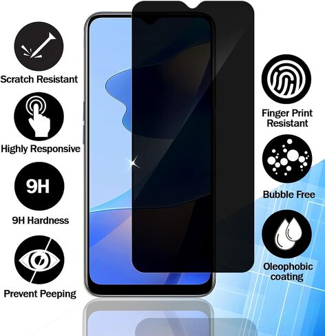 RKINC Screen Protector for Samsung Galaxy A14 5G, [4-Pack] Tempered Glass Film Screen Protector, 0.33mm [LifetimeWarranty][Anti-Scratch][Anti-Shatter][Bubble-Free] in Saudi Arabia