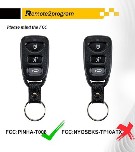 Remotetoprogram Self Programmable Car Key Fob and Keyless Entry Car Key Replacement for 2007-2009 Kia Sorento/2007-2011 Kia Rondo with FCC: PLNHM-T011 (4 BUTTON/PLNHM-T011) in Saudi Arabia