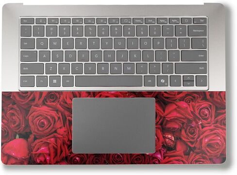 Laptop Skin Compatible with Surface Laptop 7 13.8" (2024) - Lilies in Bloom - Premium 3M Vinyl Protective Wrap Decal Cover - Easy to Apply | Crafted in The USA by MightySkins in Saudi Arabia