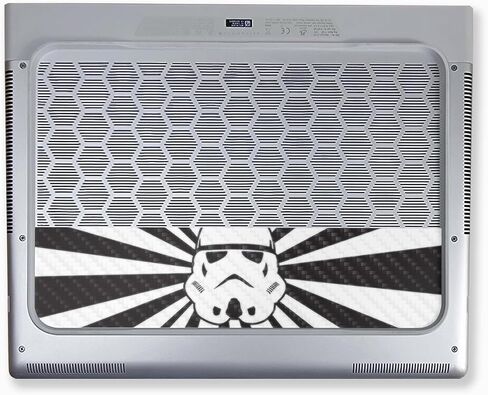 Laptop Skin Compatible with Alienware X16 R2 (2024) - Modern Hex - Premium 3M Vinyl Protective Wrap Decal Cover - Easy to Apply | Crafted in The USA by MightySkins in Saudi Arabia