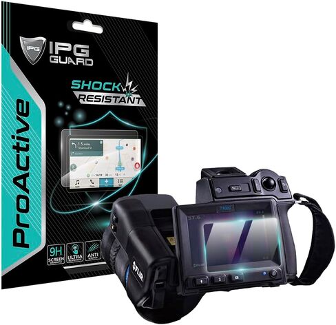 IPG ProActive for Flir T865 - T1020 - TG165-X Thermal Imaging Camera Display 9H Hardness Screen Protector Smooth Glass Touch Ultra Responsive High Clarity Anti Scratch Smudge & Shock Proof Nano Technology Guard (Flir T865) in Saudi Arabia