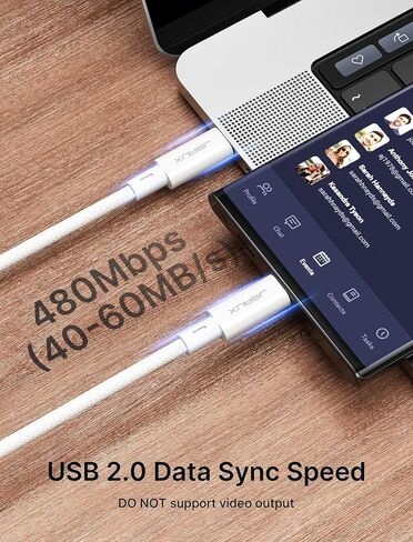 JSAUX 60W USB C to USB C Cable [5-Pack 3.3FT], USBC Type C Fast Charging Cord Compatible with iPhone 16/16 Plus/16 Pro/16 Pro Max, iPhone 15, Galaxy S24/S23/S22, Car Play, MacBook, iPad, Pixel-Grey in Saudi Arabia