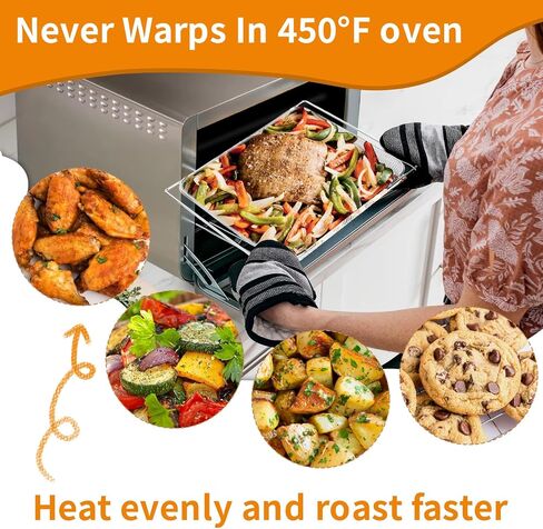 Air Fryer Oven Basket Replacement Baking Trays for Ninja Foodi SP201 SP301 SP351 Series Dual Heat Air Fryer Oven, Mesh Basket，Air Fryer Accessories for Ninja Foodi Air Fry Oven in Saudi Arabia