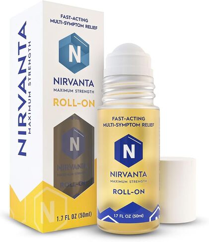Nirvanta أقصى قوة موضعية طبيعية - لليدين والقدمين والمفاصل والعضلات وغيرها من المضايقات - مغمورة باللبان واللافندر للبشرة - تم تركيبها من قبل الأطباء والصيدلي in Kuwait