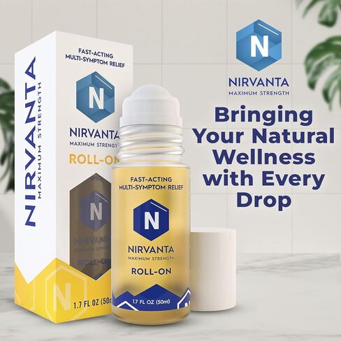 Nirvanta أقصى قوة موضعية طبيعية - لليدين والقدمين والمفاصل والعضلات وغيرها من المضايقات - مغمورة باللبان واللافندر للبشرة - تم تركيبها من قبل الأطباء والصيدلي in Kuwait