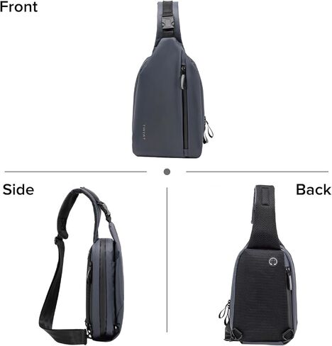 حقيبة كتف صغيرة من MAYMOONER للرجال والنساء بحزام واحد كاجوال وحقائب صدر رفيعة للسفر في الهواء الطلق وركوب الدراجات in Kuwait