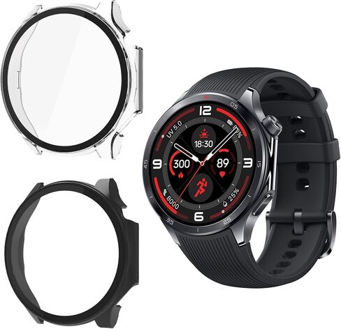 for Apple Watch Series 10 42mm screen protector case, Rigid PC shell membrane in one piece, scratch-proof and shock-proof,Ultra-thin in Saudi Arabia