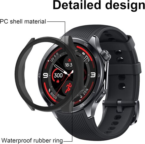 for Apple Watch Series 10 42mm screen protector case, Rigid PC shell membrane in one piece, scratch-proof and shock-proof,Ultra-thin in Saudi Arabia