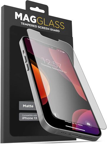 Magglass Blue Light Light Screen Protector المصمم لـ iPhone 13 Pro Max Grapped Glass Display Guard (مضاد للبلاويين لتقليل التعب على العين) in Kuwait