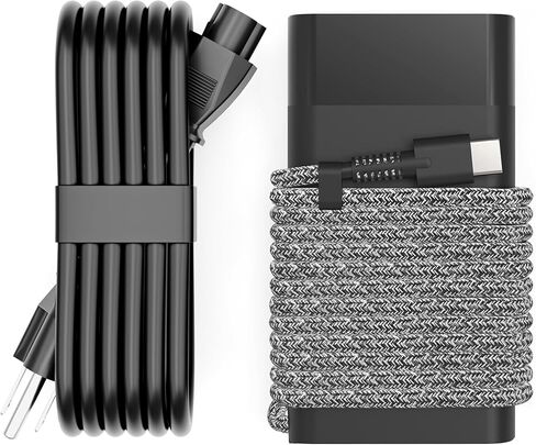65W USB C Laptop Charger Replacement for HP Spectre, Envy, Chromebook, Elitebook, Pavilion, Elite Type C Power Cord Ac Adapter in Saudi Arabia