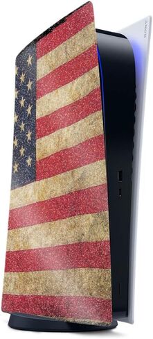 MightySkins Glossy Glitter Gaming Skin for PS5 / Playstation 5 - Dont Tread | Durable High-Gloss Glitter Finish | Easy to Apply and Change Style | Made in The USA in Saudi Arabia