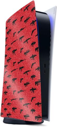 MightySkins Glossy Glitter Gaming Skin for PS5 / Playstation 5 - Dont Tread | Durable High-Gloss Glitter Finish | Easy to Apply and Change Style | Made in The USA in Saudi Arabia
