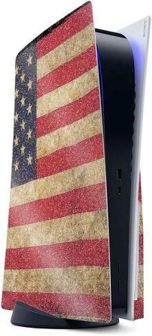 MightySkins Glossy Glitter Gaming Skin for PS5 / Playstation 5 - Dont Tread | Durable High-Gloss Glitter Finish | Easy to Apply and Change Style | Made in The USA in Saudi Arabia