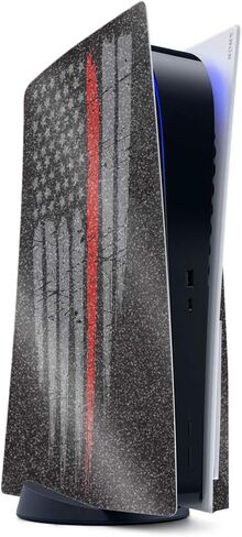 MightySkins Glossy Glitter Gaming Skin for PS5 / Playstation 5 - Dont Tread | Durable High-Gloss Glitter Finish | Easy to Apply and Change Style | Made in The USA in Saudi Arabia