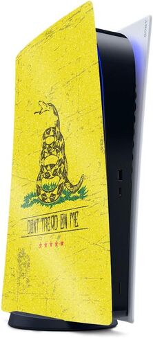 MightySkins Glossy Glitter Gaming Skin for PS5 / Playstation 5 - Dont Tread | Durable High-Gloss Glitter Finish | Easy to Apply and Change Style | Made in The USA in Saudi Arabia