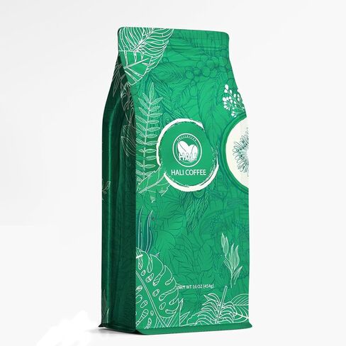 حبوب القهوة الكاملة من هالي، حبوب الإسبريسو، مشوي متوسط ​​داكن، فاكهي استوائي، سويتي، ليكيور، شوكولاتة كريمية، جوزي، نكهة جريئة، ناعمة، حبوب القهوة المحمصة الطازجة من إثيوبيا، فاكهة منخفضة الحموضة، صيف 16 أونصة (عبوة 16 أونصة) in Saudi Arabia