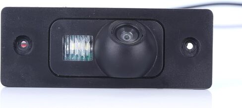 HD CCD Car License Light Plate Reverse Camera Waterproof Night Vision Rear View Parking Camera Replacement for Touareg/Tiguan Santana/Jetta/Polo/Skoda Scirocco Fabia(Model 0418=77mmx32mm) in Saudi Arabia