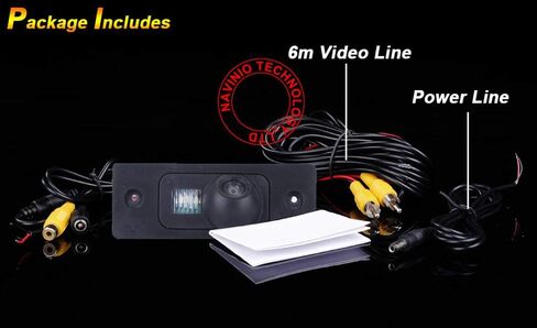 HD CCD Car License Light Plate Reverse Camera Waterproof Night Vision Rear View Parking Camera Replacement for Touareg/Tiguan Santana/Jetta/Polo/Skoda Scirocco Fabia(Model 0418=77mmx32mm) in Saudi Arabia