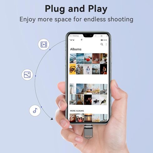 KEXIN 128GB USB C Flash Drive USB 3.0 Metal Dual Drive 128 GB USB Stick Pocket-Size OTG Memory Stick for Type-C Android Smartphones Tablets in Kuwait