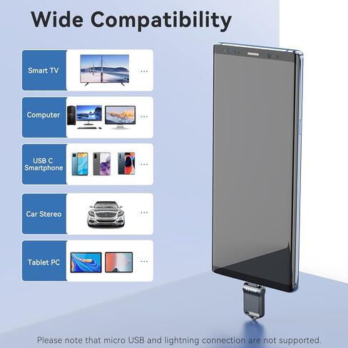 KEXIN 128GB USB C Flash Drive USB 3.0 Metal Dual Drive 128 GB USB Stick Pocket-Size OTG Memory Stick for Type-C Android Smartphones Tablets in Kuwait