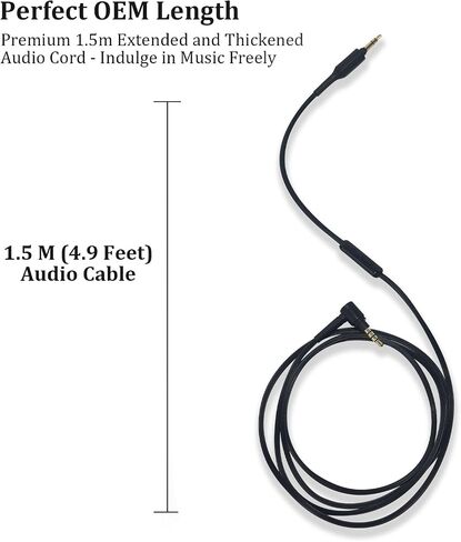 WH-1000XM4 Replacement Headphone Audio Cable for Sony WH-1000XM5 WH-1000XM3 WH-XB910N WH-CH720N WH-CH710N WH-CH700N WH-H900N,Aux Cord for WH-CH520 WH-CH510 MDR-XB950BT MDR-1A MDR-10R Headphones in Saudi Arabia