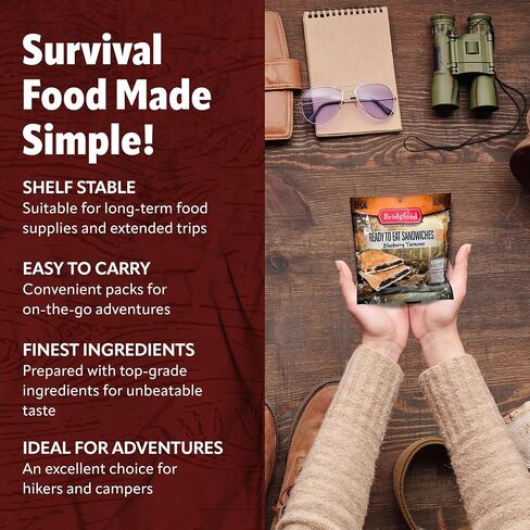 Apple Turnover MRE - Breakfast Snack Survival Food Ready to Eat Meals - 3 Pack in Saudi Arabia
