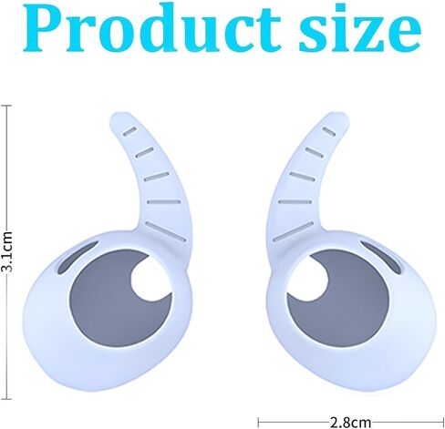 Ear Hooks Covers for Samsung Galaxy Buds 3 Pro, 5 Pairs Sport Ear Tips Covers Silicone Anti-Slip Wingtip Galaxy Buds 3 Pro Earbuds Accessories [Not Fit in The Charging Case] (5 Color Mix) in Saudi Arabia