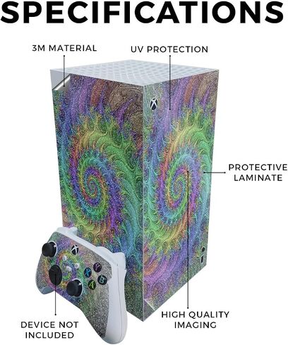 Carbon Fiber Gaming Skin Compatible with Microsoft Xbox Series X Digital Edition Bundle - Blue Modern Camo - Premium 3M Vinyl Protective Wrap Decal Cover | Crafted in The USA by MightySkins in Saudi Arabia