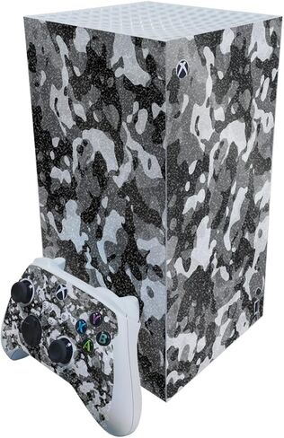 ألعاب الكربون ألعاب الجلد متوافقة مع Microsoft Xbox Series X Digital Edition Bundle - Blue Modern Camo - Premium 3M Vinyl Wrap Decal Cover | مصنوع في الولايات المتحدة الأمريكية من قبل Mayyskins in Saudi Arabia