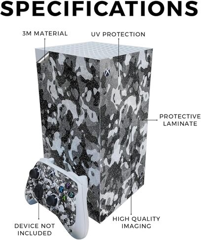 ألعاب الكربون ألعاب الجلد متوافقة مع Microsoft Xbox Series X Digital Edition Bundle - Blue Modern Camo - Premium 3M Vinyl Wrap Decal Cover | مصنوع في الولايات المتحدة الأمريكية من قبل Mayyskins in Saudi Arabia