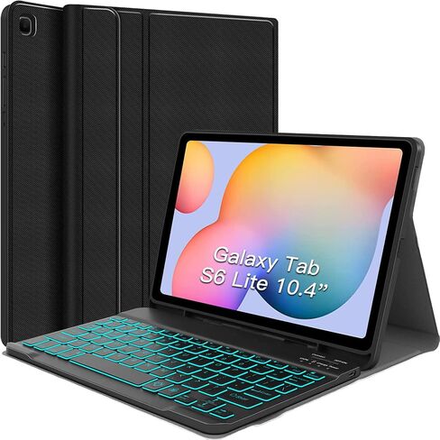 حالة لوحة المفاتيح لـ Samsung Galaxy Tab S6 Lite 10.4 "بوصة | 2024/2022/2020 طراز (SM-P610/P613/P615/P619) in Saudi Arabia