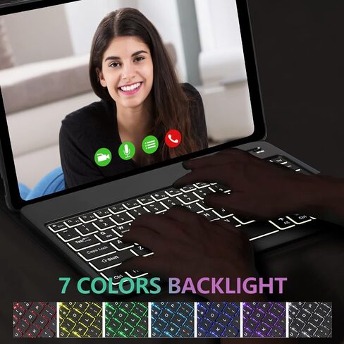 حالة لوحة المفاتيح لـ Samsung Galaxy Tab S6 Lite 10.4 "بوصة | 2024/2022/2020 طراز (SM-P610/P613/P615/P619) in Saudi Arabia