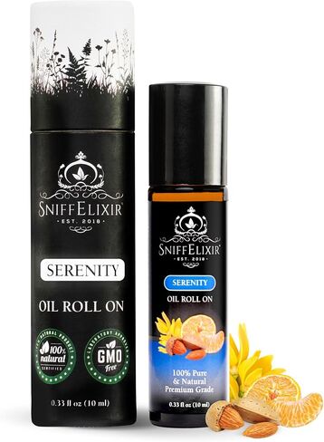 Peppermint Oil Roll On with Hemp Seed Oil - USDA Organic - Extra Strength for Headache & Migraine Relief, Muscle Aches, Joint, Back Ache Relief - Peppermint Essential Oil for Skin in Kuwait