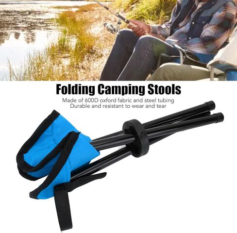 Camping Tripod Stool, Portable Foldable Lightweight Camping Tripod Seat for Hiking Hunting Walking Fishing Travel in Saudi Arabia