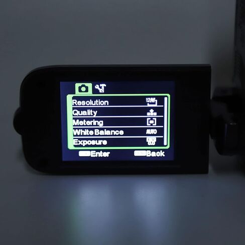 Ejoyous Video Camera Camcorder, 4K 48MP DV Camera 2.7in TFT Rotatable Screen 16x Digital Zoom Video Camera with USB Cable (Black) in Kuwait