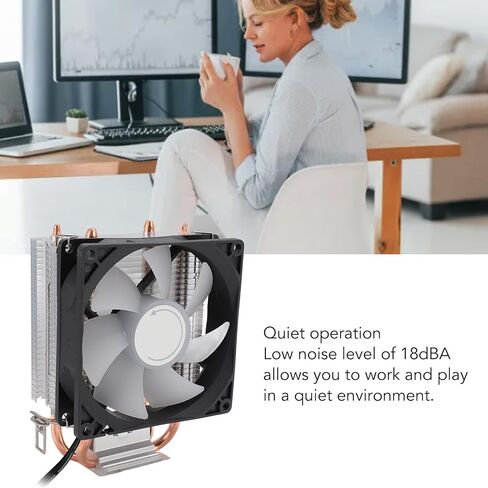 CPU Universal Cooler, for AMD Am2, AM4, and AMD3 S-754 939 940, for Intel LGA 775 1150 1151 1155 1156 1200 1700 1356 1366 (Non Luminous Version) in Saudi Arabia