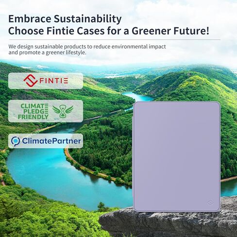 Fintie Clear Case for iPad Pro 13-inch (M4) 2024 - Multiple Angles Viewing Shockproof Soft TPU Cover with Transparent Back Shell & Pencil Holder, Lilac Marble in Kuwait