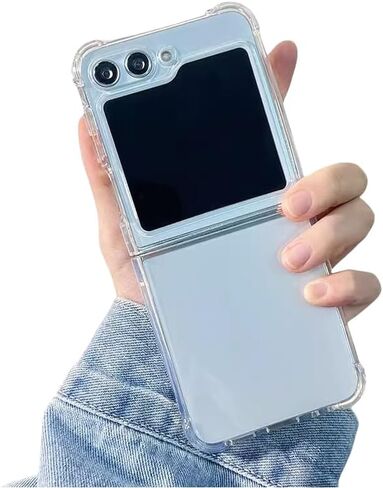 for Samsung Galaxy Z Flip 6 Case Creative Horror Halloween Scary Spooky Goth Gothic Funny Unique Cute Case Hard Plastic PC Crystal Clear Phone Case for Samsung Galaxy Z Flip 6 (Skull) in Saudi Arabia