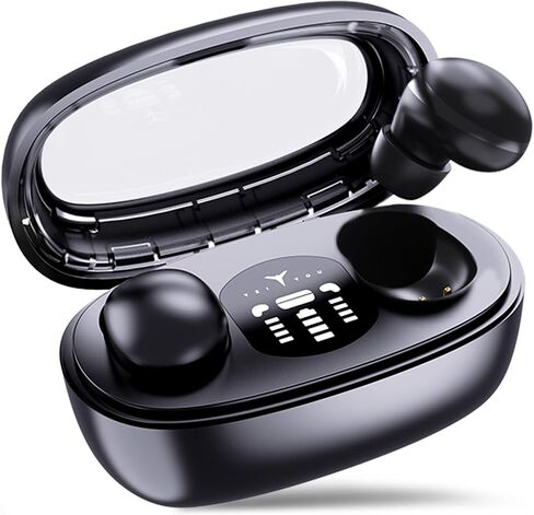Small Ear Side Sleeper Earbuds, Mini Earbuds for Sleeping, Ear Buds to Sleep, Side Sleep Headphones with Fast Charging Case (Light Coffee) in Saudi Arabia