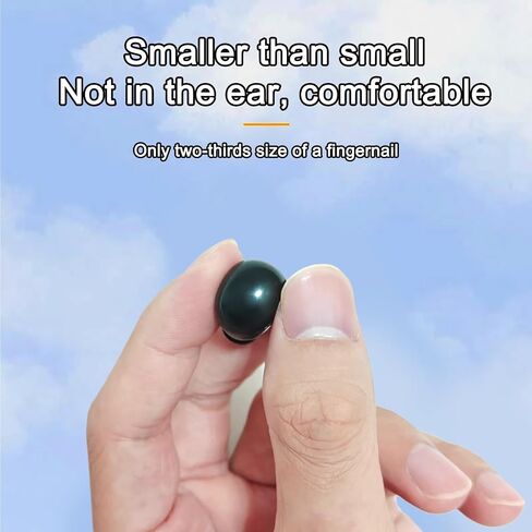 Small Ear Side Sleeper Earbuds, Mini Earbuds for Sleeping, Ear Buds to Sleep, Side Sleep Headphones with Fast Charging Case (Light Coffee) in Saudi Arabia