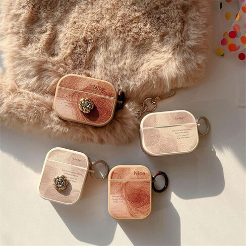 Case Compatible with Airpods Pro Case Cute Cover-for Airpods Pro 2nd/1st Generation Soft TPU Case with Bow Lanyard and Keychain, Shockproof Drop Protection Scratch Resistant,Pink in Saudi Arabia