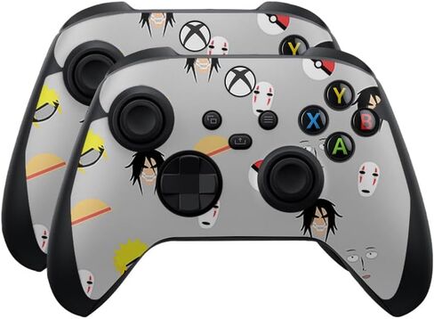 Glossy Glitter Skin Compatible with Microsoft Xbox Series X|S Controller (2 Pack) - Ultra Hippie - Premium 3M Vinyl Protective Wrap Decal Cover - Easy to Apply | Crafted in The USA by MightySkins in Saudi Arabia