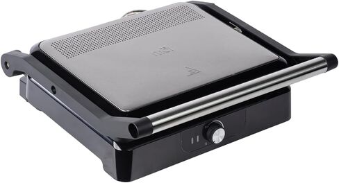 Sandwich & Waffle Maker Grill - 3 in 1 Panini Press Grill with 180° Rotary System for Even Cooking, Stainless Steel Surface with Non-Stick Plate, Power & Ready Indicator Lights - 1200W in Saudi Arabia